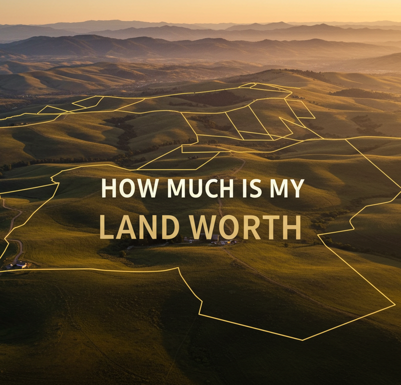 how much is my land worth