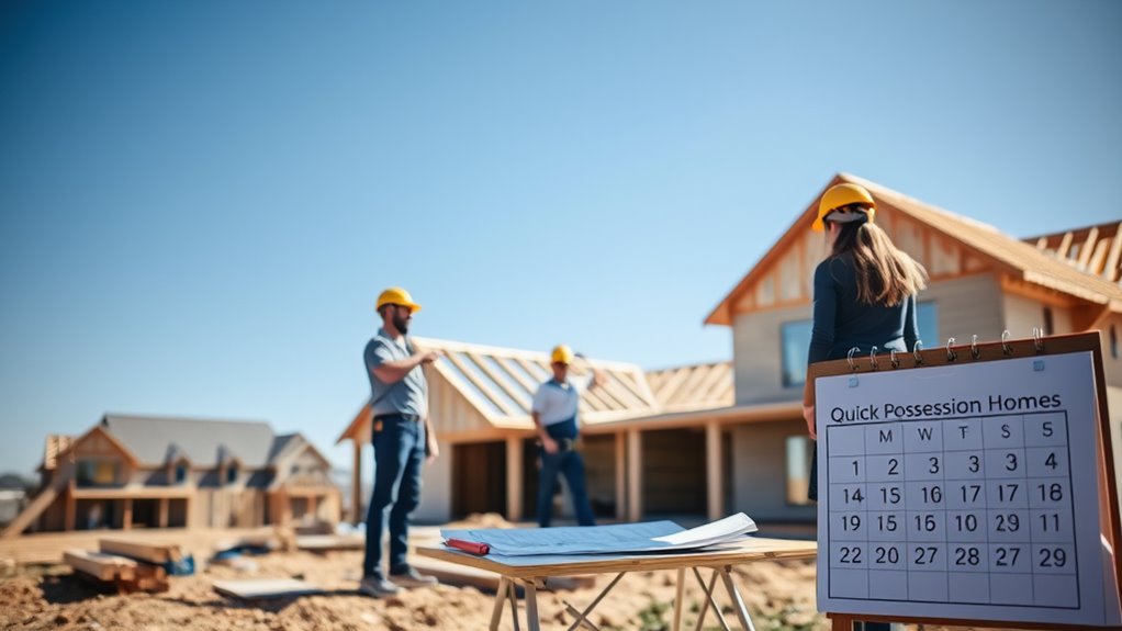 builder communication for possession